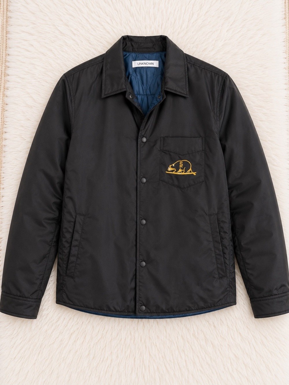Outerknown Evolution ECONYL Insulated Coach‎ Jacket Black Medium